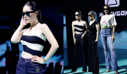 Đoàn Di Băng lấn sân làm người mẫu, đọ sắc trên sàn catwalk cùng Hoa hậu Ngọc Châu