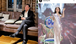 Chồng cũ Lệ Quyên liên tục đăng đàn chúc mừng Tân Hoa hậu Mai Phương bất chấp những bàn tán từ dư luận