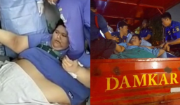 Phá cửa, cứu sống một thanh niên nằm liệt giường nặng 300kg đến bệnh viện