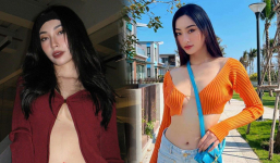 Khổng Tú Quỳnh gây choáng khi đụng hàng Hoa hậu Lương Thùy Linh với chiếc áo 1 khuy  'chưa chạm đã rơi'