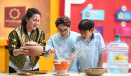 Ngọc Lan, Huỳnh Lập thi nấu cơm, Lâm Vỹ Dạ bịt mắt đập niêu mang về tiền thưởng giá trị cho trẻ em mồ côi