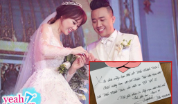 Kỉ niệm 5 năm yêu, Hari Won lần đầu chia sẻ thư tình từ MC Trấn Thành, mới 1 tháng tìm hiểu đã gọi là 'bã xã'