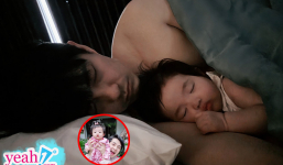 Đông Nhi khoe khoảnh khắc con gái bình yên ngủ trong vòng tay Ông Cao Thắng
