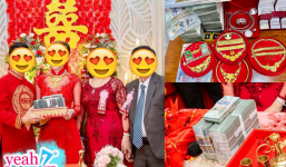 Đám cưới với của hồi môn khủng ở An Giang: Vài tỷ tiền mặt, vàng và kim cương không đếm xuể