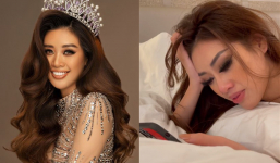 Khánh Vân khóc sưng mắt vì lời nhắn của ba mẹ sau 2 tuần sang Mỹ thi Miss Universe 2020