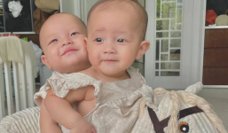 Cặp song sinh Leon và Lisa trở thành 2 em bé hot nhất mạng xã hội với tài khoản Instagram cán mốc 300k follow