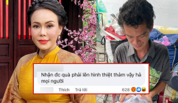 NS Việt Hương bức xúc khi bị tố ép người nhận quà từ thiện 'diễn' thật thảm hại để chụp hình