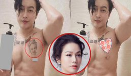 Titi (HKT) xăm hình Nhật Kim Anh lên ngực, vội che đi nhưng vẫn để lộ 'hint' tình yêu?