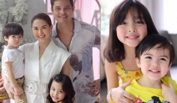 Mỹ nhân đẹp nhất Philippines khoe ảnh gia đình toàn 'visual' đỉnh cao, khéo sinh hai con đẹp như tạc tượng