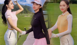 Thời trang đi đánh Golf sang chảnh của Hương Giang