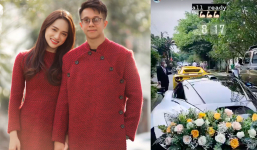 Matt Liu khoe dàn siêu xe rước dâu vào sáng sớm, không lẽ đã đưa Hương Giang 'về dinh'?