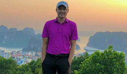 Cầu thủ Công Vinh thư thái đi đánh Golf ở tận Quảng Ninh giữa những ồn ào từ thiện?