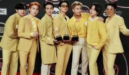 BTS làm nên lịch sử khi thắng giải 'Nghệ sĩ của năm' tại American Music Awards 2021