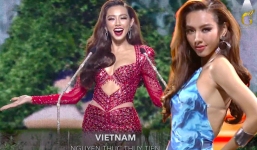 Nguyễn Thúc Thuỳ Tiên thi bán kết Miss Grand International 2021: Hô vang 2 tiếng Việt Nam đầy tự hào, diễn bikini cực cuốn