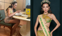 Thú vị hình ảnh Nguyễn Thúc Thùy Tiên đi dép tổ ong, dù là Hoa hậu quốc tế vẫn giữ nét giản dị đậm chất Việt