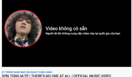 HOT: Sơn Tùng M-TP chính thức lên tiếng xin lỗi, thông báo ngưng phát hành MV 'There's No One At All'