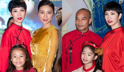 Siêu mẫu Xuân Lan cùng ông xã và con gái đến chúc mừng Trạng Tí, 'ôm con khóc như mưa' sau khi xem phim