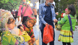 Dịp nghỉ lễ 30/4 - 1/5 nhiều ba mẹ bỏ con trên đường để chèo kéo, xin tiền khách du lịch tại Sa Pa