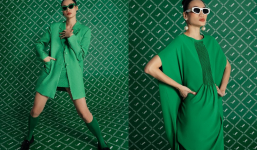 'Mát mắt' với những bộ váy ngập tràn sắc xanh trong BST mới của Vũ Ngọc & Son