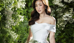 Đỗ Mỹ Linh hóa cô dâu trong BST váy cưới của NTK Lê Thanh Hoà