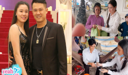 Vợ Vân Quang Long mang tiền phúng điếu đi làm từ thiện sau lùm xùm đòi chia tiền trong đám tang chồng