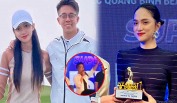 Matt Liu hô to tên bạn gái trên sân khấu khi nhận giải Goft: 'Người yêu em Nguyễn Hương Giang'