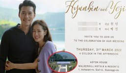 Lộ diện dàn khách mời khủng tại đám cưới Hyun Bin và Son Ye Jin, thiệp cưới và lễ đường siêu 'xịn'