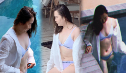 Trợ lý Ngọc Trinh nối gót 'chủ tịch' diện bikini cực bốc lửa khi đi du lịch