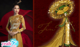 Hé lộ bản phác thảo quốc phục của Á hậu Ngọc Thảo đem đến Miss Grand International 2020