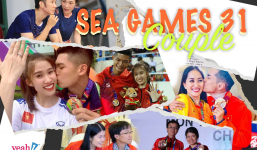 Những khoảnh khắc lãng mạn của các cặp đôi cùng chinh chiến tại SEA Games 31