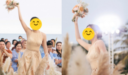 Lộ diện nữ ngôi sao may mắn bắt được hoa cưới của cô dâu Minh Hằng, CĐM liền hào hứng: 'Cưới gấp chị ơi!'