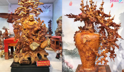 Sự đa dạng về nghệ thuật và ý nghĩa của sản phẩm mang lại tại tượng gỗ Trung Kiên