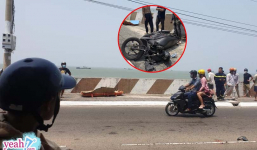 Người đàn ông chạy xe máy tông vào cột điện rồi rơi xuống biển Vũng Tàu