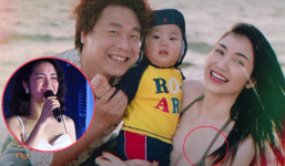 Khoe kỉ niệm du lịch bên con trai, Hòa Minzy bị soi đã xóa hình xăm tên Công Phượng ở ngực trái