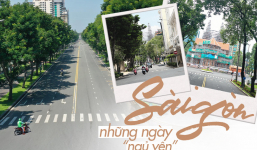 Có một Sài Gòn vắng tiếng còi xe, không gian tĩnh lặng nhưng vẫn mang vẻ đẹp đến nao lòng