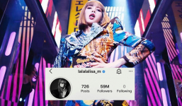 Lisa (BlackPink) là idol Kpop đầu tiên đạt gần 60 triệu lượt theo dõi trên Instagram