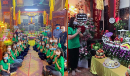 FC Phi Nhung ở miền Bắc làm lễ cầu siêu 35 ngày tưởng nhớ nữ ca sĩ, quản lý nghẹn ngào gửi lời trân trọng