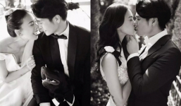 Ngô Thanh Vân và Huy Trần lần đầu tung ảnh 'khóa môi' cực ngọt ngào, tung trọn ảnh cưới 'full HD'