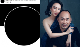 Loạt sao Việt chia buồn khi vợ  chồng Tiến Luật - Thu Trang đồng loạt đổi ảnh đại diện màu đen