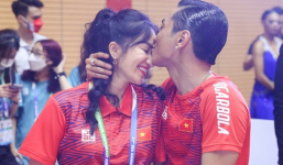 Khánh Thi khóc nức nở khi Phan Hiển giành 3 huy chương vàng tại SEA Games 31