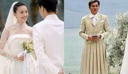 Hóa ra Ngô Thanh Vân chính là người yêu cầu Nam Trung mặc váy trong ngày cưới của mình?