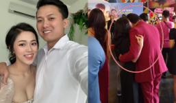 Quách Ngọc Tuyên và vợ kém 16 tuổi không ngại tình tứ tại sự kiện: 'Tôi nợ vợ 1 đám cưới'