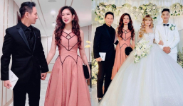 Vợ Lý Hải đáp trả khi bị nói diện váy hồng sai dresscode, 'chiếm spotlight' cô dâu ở đám cưới Mạc Văn Khoa