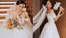 Hoa hậu Tiểu Vy bất ngờ tung ảnh diện váy cưới, nhan sắc xinh đến 'vô thực'