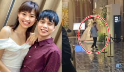 Một nam diễn viên lủi thủi ra về trong đám cưới Mạc Văn Khoa, CĐM còn nhầm là bảo vệ?