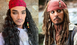 Mạc Văn Khoa khoe ảnh hóa thành cướp biển như Johnny Depp nhưng CĐM chỉ phát tín hiệu 'ét ô ét'