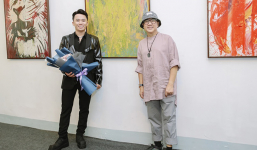 NSƯT Thành Lộc đánh giá cao những bức tranh 'bạc tỷ' tại triển lãm cá nhân của hoạ sĩ Phạm Hồng Minh