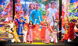 40 trẻ em có hoàn cảnh đặc biệt trình diễn áo dài trong Xuân đất Tổ