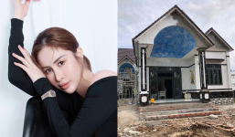 Hoa hậu Phan Ngọc Hân hạnh phúc vì xây được nhà tặng ba mẹ