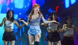 'Biểu tượng sexy' HyunA “đốt cháy” trong đêm diễn tại TP.HCM